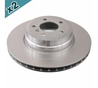 FEBI BILSTEIN 36385 Brake Disc Rear Coated 345mm Outer Diameter Fits BMW X5 X6