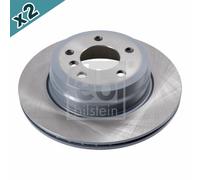 FEBI BILSTEIN 36386 Brake Disc Rear Coated 320mm Outer Diameter Fits BMW X5 X6