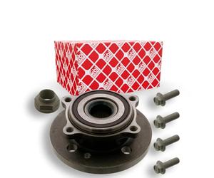 febi bilstein 37107 Wheel Bearing Kit with wheel hub, axle nut and fastening screws, pack of one