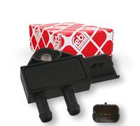 febi bilstein 37120 Exhaust Pressure Sensor, pack of one, Black