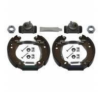 FEBI BILSTEIN Brake Shoe Set 37484, Rear Axle Pre-assembled, Drum Brakes for PEUGEOT/CITROEN