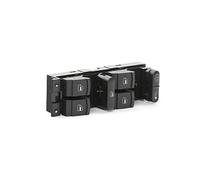 febi bilstein 37644 Switch Unit for power window regulator, with safety switch, driver side, pack of one, Black