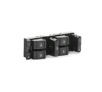 febi bilstein 37644 Switch Unit for power window regulator, with safety switch, driver side, pack of one, Black