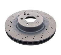 2x Brake Discs Pair Vented fits MERCEDES SL500 R230 5.0 Front 01 to 12 M113.963