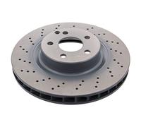 Febi Bilstein Brake Discs 37725 - Vented Front Pair for Mercedes SL500 R230 01-12