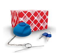 febi bilstein 37790 Fuel Filler Cap for AdBlue® tank, with key, 1 unit, blau