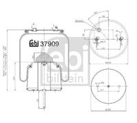 FEBI BILSTEIN 37909 Boot, air suspension