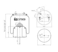 FEBI BILSTEIN 37909 Boot, air suspension