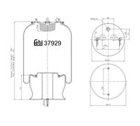FEBI BILSTEIN 37929 Boot, air suspension