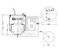 FEBI BILSTEIN 37967 Boot, air suspension