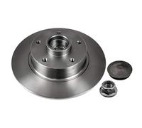 febi bilstein 38306 Brake Disc with bearing and ABS pulse ring (1 Brake Disc) rear, full, No. of Holes 5