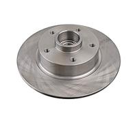 febi bilstein 38307 Brake Disc with bearing and ABS pulse ring (1 Brake Disc) rear, full, No. of Holes 5