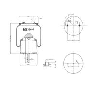 FEBI BILSTEIN 38634 Boot, air suspension