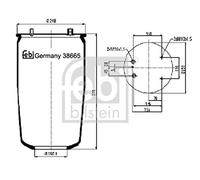 FEBI BILSTEIN 38665 Boot, air suspension