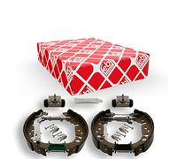 febi bilstein 38749 Brake Shoe Set with additional parts, pack of two