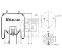 FEBI BILSTEIN 38830 Boot, air suspension
