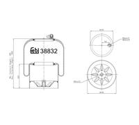 FEBI BILSTEIN 38832 Boot, air suspension