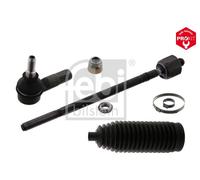 febi bilstein 39029 Tie Rod with end fitting, boot, and additional parts, pack of one