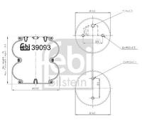FEBI BILSTEIN 39093 Boot, air suspension