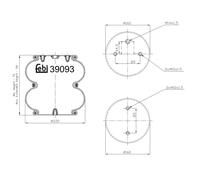 FEBI BILSTEIN 39093 Boot, air suspension