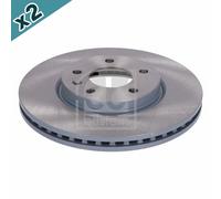 FEBI BILSTEIN 39190 Brake Disc Front Fits Chevrolet Cruze Orlando Opel Vauxhall
