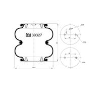 FEBI BILSTEIN 39327 Boot, air suspension