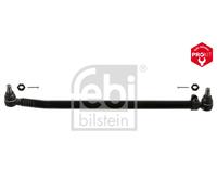 febi bilstein 39343 Drag Link with castle nuts and cotter pins, from steering gear to 1st front axle, pack of one