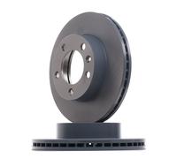 febi bilstein 39346 Brake Disc Set (2 Brake Disc) front, internally ventilated, No. of Holes 5