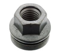 DF08 Wheel Nut Single M14x2 Flat 21mm Hex Lug Replacement Spare By Bimecc