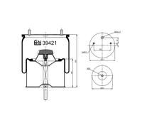 FEBI BILSTEIN 39421 Boot, air suspension