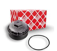 febi bilstein 39698 Cap for oil filter housing, with sealing ring, pack of one