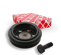 febi bilstein 39710 Pulley decoupled, for crankshaft with screw, pack of one