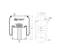 FEBI BILSTEIN 39847 Boot, air suspension