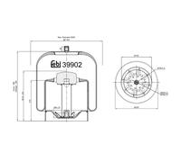 FEBI BILSTEIN 39902 Boot, air suspension