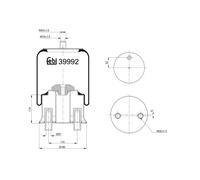 FEBI BILSTEIN 39992 Boot, air suspension
