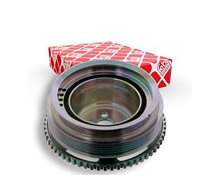 febi bilstein 40048 Pulley decoupled, for crankshaft with pulse wheel, pack of one