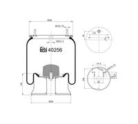 FEBI BILSTEIN 40256 Boot, air suspension
