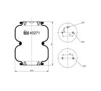FEBI BILSTEIN 40271 Boot, air suspension