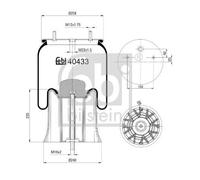 FEBI BILSTEIN 40433 Boot, air suspension