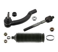febi bilstein 40569 Tie Rod with end fitting, boot, and additional parts, pack of one