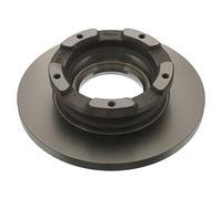 febi bilstein 40783 Brake Disc Set with ABS pulse ring (2 Brake Disc) rear, full, No. of Holes 5