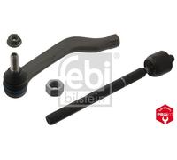 febi bilstein 43687 Tie Rod with end fitting, nut and lock nut, pack of one
