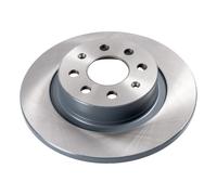 2x Brake Discs Pair Solid fits FIAT PUNTO EVO 1.4 Rear 09 to 12 263.9mm Set Febi