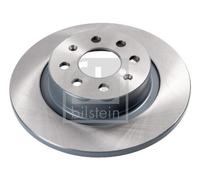 2x Brake Discs Pair Solid fits FIAT PUNTO EVO 1.4 Rear 09 to 12 263.9mm Set Febi