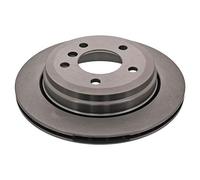 febi bilstein 43857 Brake Disc Set (2 Brake Disc) rear, internally ventilated, No. of Holes 5