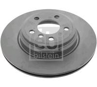 febi bilstein 43907 Brake Disc Set (2 Brake Disc) rear, internally ventilated, No. of Holes 5
