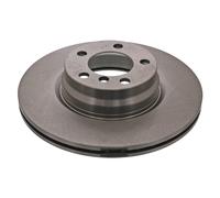 Febi Bilstein Brake Disc Set 43956, Front, Internally Ventilated, 5 Holes, 2 Discs