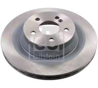 2x Brake disc Rear Axle internally vented 43977 FEBI BILSTEIN for MERCEDES-BENZ