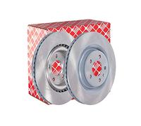 2x Brake Discs Pair Vented fits AUDI S5 Rear 3.0 4.2 3.0D 2007 on 330mm Set Febi