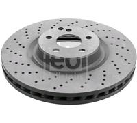 Brake Disc Single Vented Front 360mm 44030 Febi A2214211812 A221421181207 New